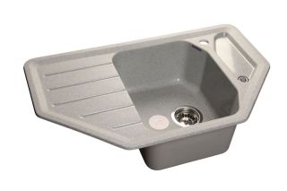 Мойка кухонная GranFest Серая Corner C-800 E сер